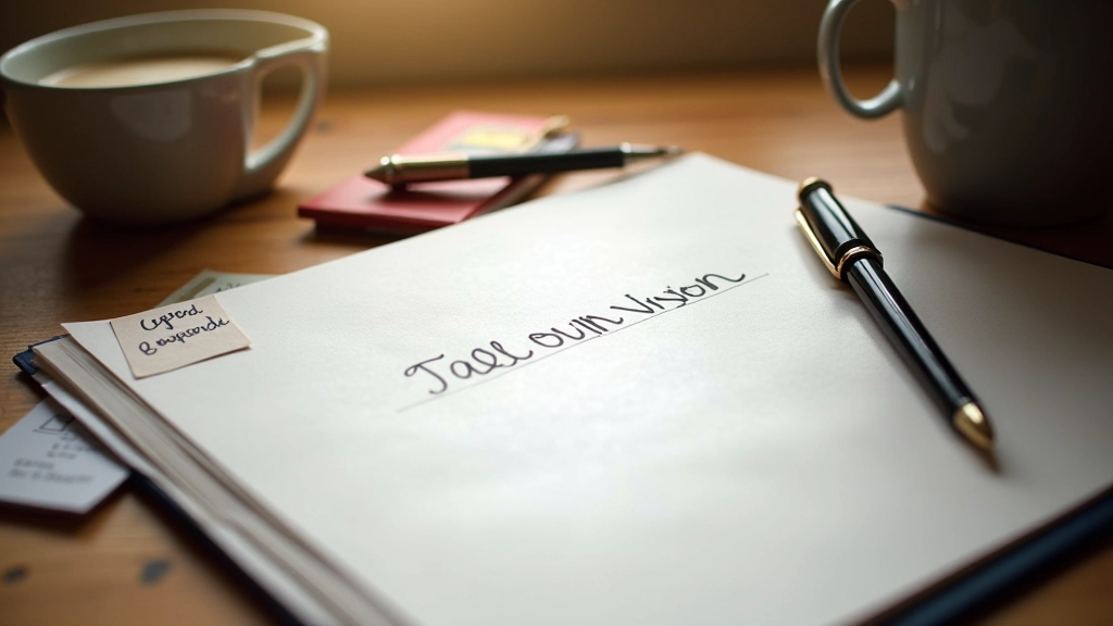 Vision board et engagement écrit