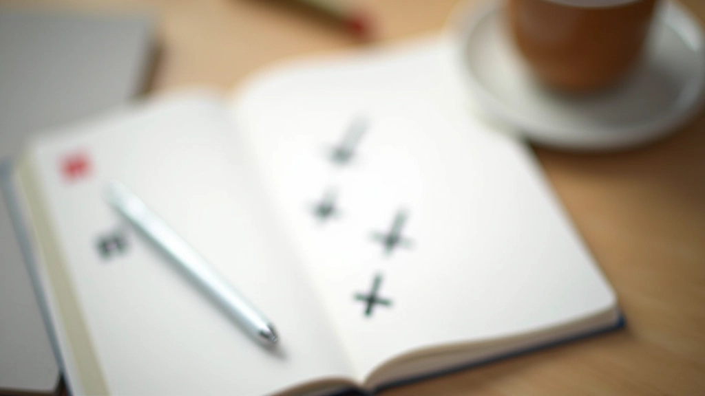 Carnet d'étude ouvert avec jalons mensuels écrits et coches marquant la progression